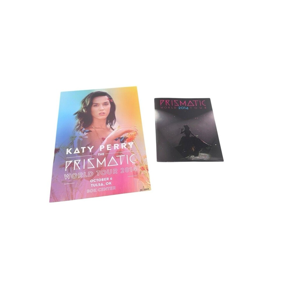23! KATY PERRY Prismatic World Concert Tour 2014 Photo Book & Limited Lithograph